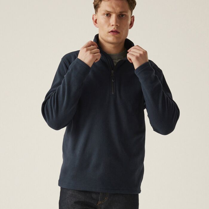 Honestly made recycled half zip fleece Thumbnail