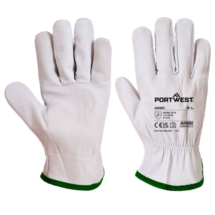 Portwest Oves Driver Glove Grey Thumbnail