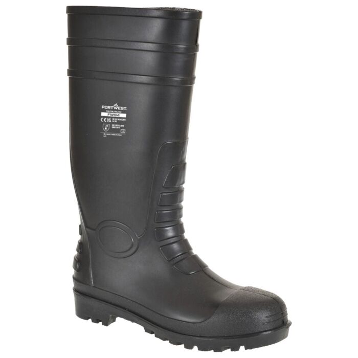 Portwest Safety Wellington  36/3 Black Thumbnail