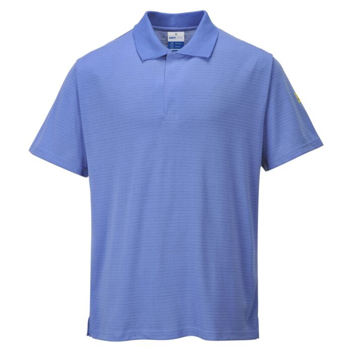 Portwest Antistatic ESD Polo Shirt Hospital Blue Thumbnail
