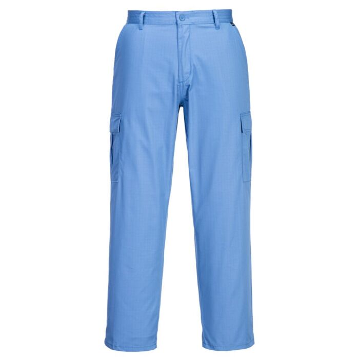Portwest Antistatic Trousers Hospital Blue Thumbnail
