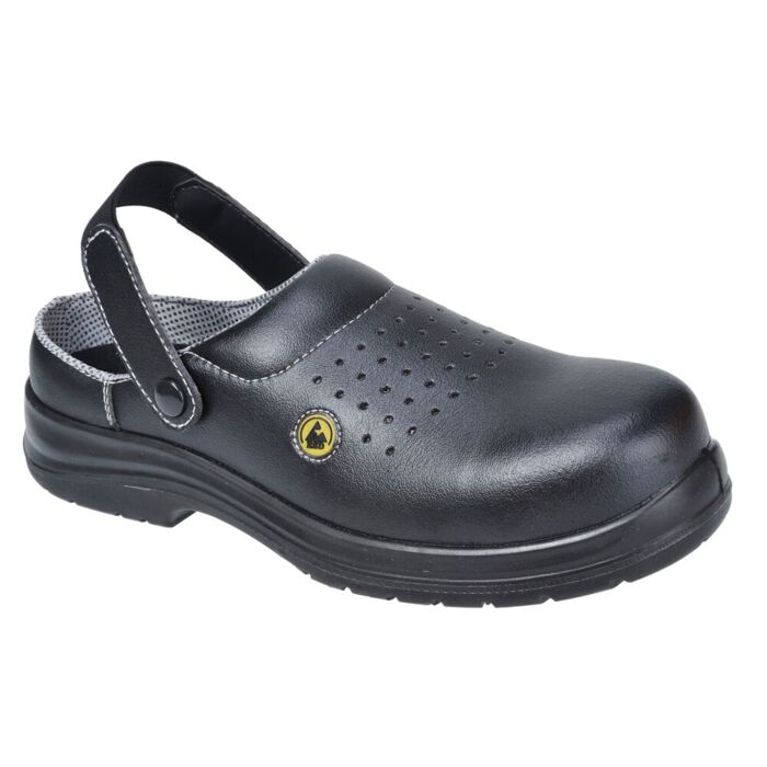 Portwest ESD Safety Clog 36/3  SB AE Black Thumbnail