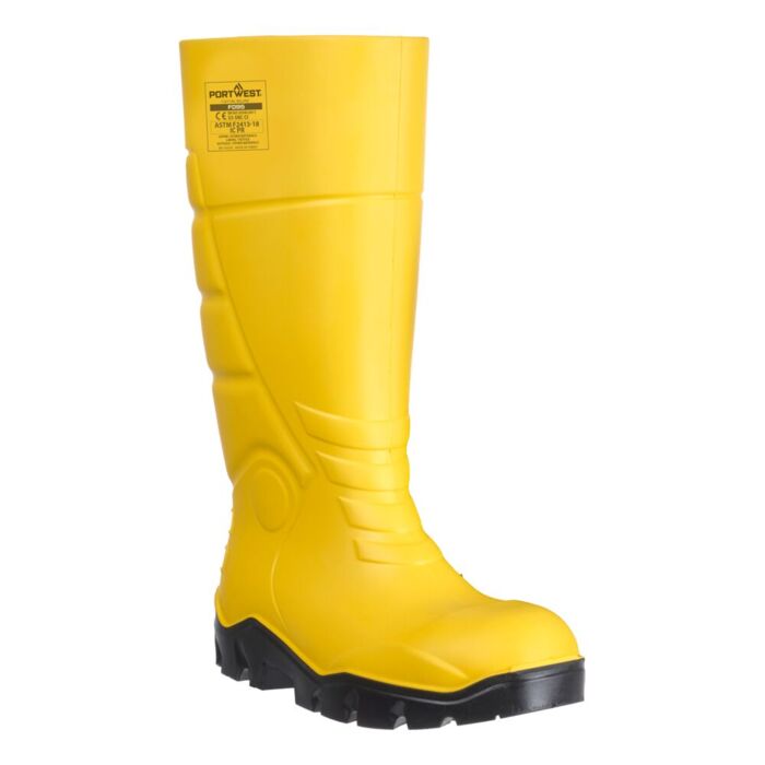 Portwest PU Safety Wellington  39/6 Yellow Thumbnail