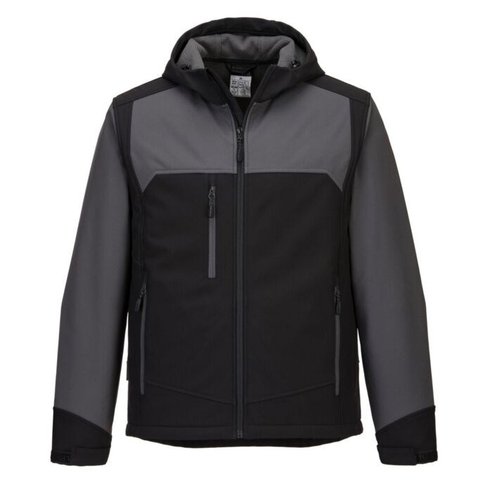 Portwest KX3 Hooded Softshell (3L) Black Thumbnail