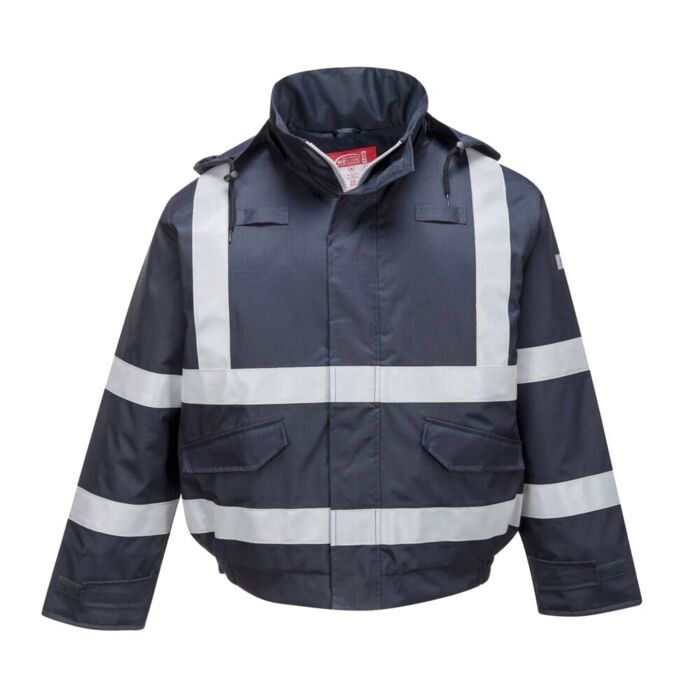 Portwest Bizflame Bomber Jacket Navy Thumbnail