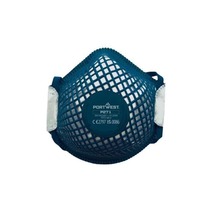 Portwest ERGONET FFP2 Valved Dolomite Respirator (Pk10) Thumbnail