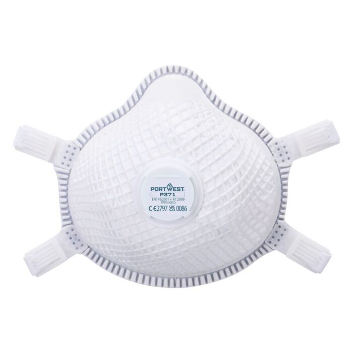 Portwest ERGONET FFP3 Valved Dolomite Respirator (Pk5) Thumbnail