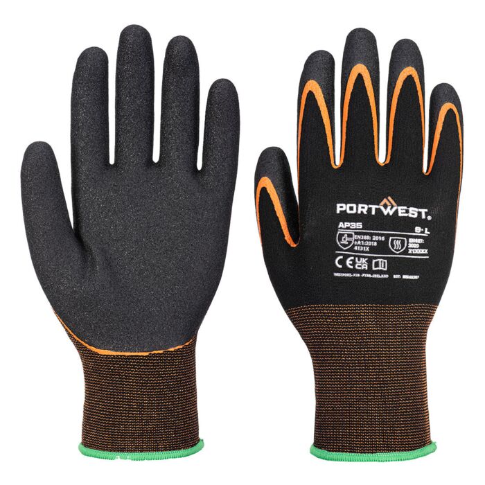 Portwest Grip 15 Nitrile Double Palm Glove Thumbnail