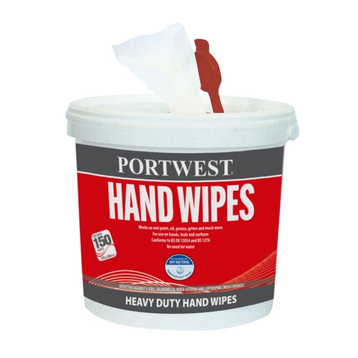 Portwest Hand Wipes (150 Wipes) Thumbnail