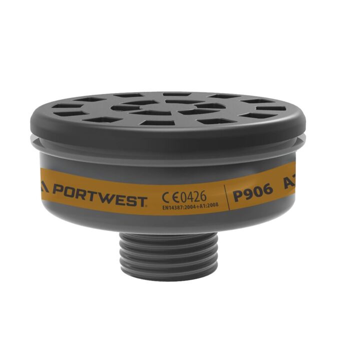Portwest A2 Gas Filter Universal Thread (Pk6) Thumbnail