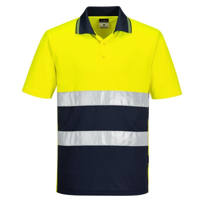 Portwest Hi-Vis Lightweight Contrast Polo Shirt S/S  Thumbnail