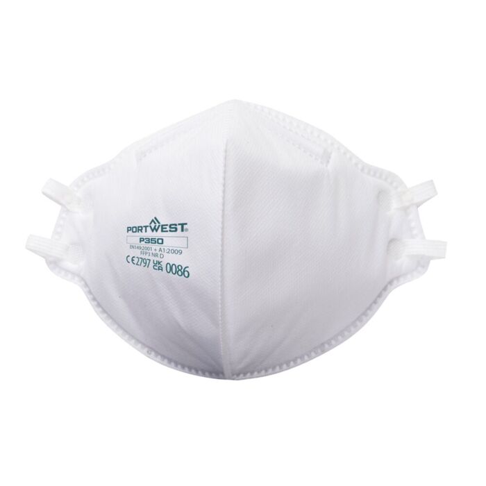Portwest FFP3 Dolomite Fold Flat Respirator (Pk20) Thumbnail