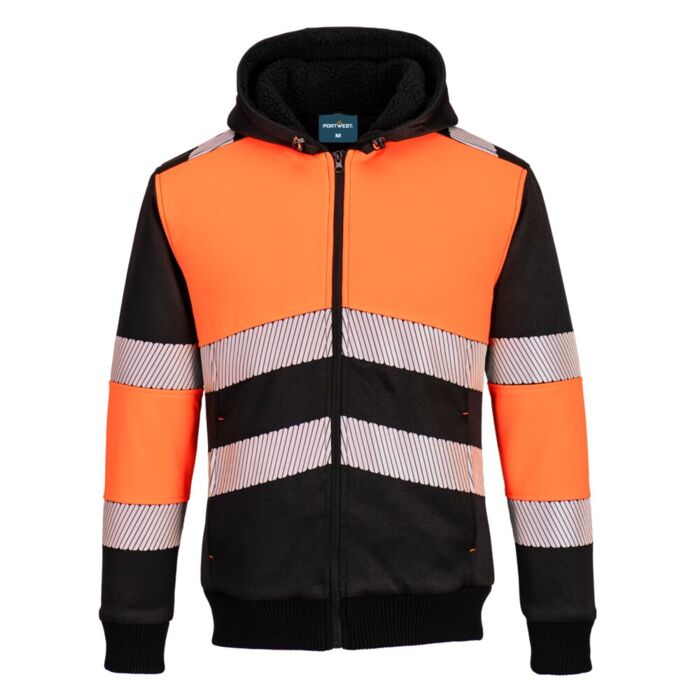 Portwest PW3 Zipped Class 1 Winter Hoodie Thumbnail