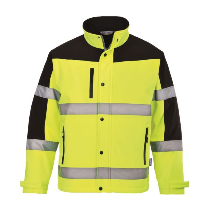 Portwest Hi-Vis Two-Tone Softshell Yellow Thumbnail