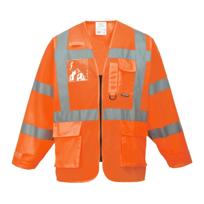 Portwest Hi-Vis Executive Jacket Orange Thumbnail