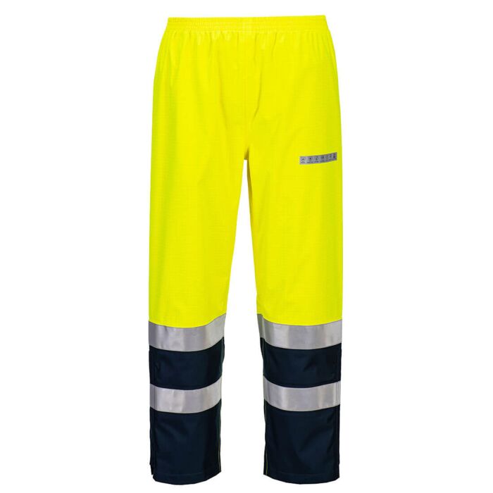 Portwest Bizflame Rain+ Hi-Vis Light Arc Trousers Thumbnail
