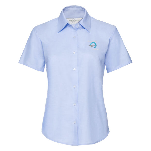 Driving Skills Academy - Women's short sleeve Oxford shirt Thumbnail